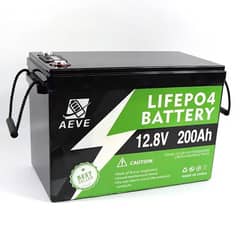 LiFePO4 12V 24V 100AH 200AH Lithium Iron Battery
