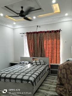 7.50 Marla semi furnished upper portion for rent sector D in bahria town Lahore