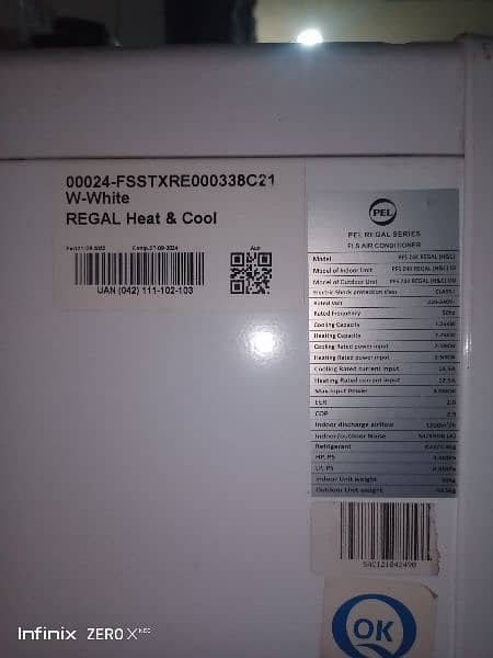 In Warranty PELL 2 Ton floor standing AC 2