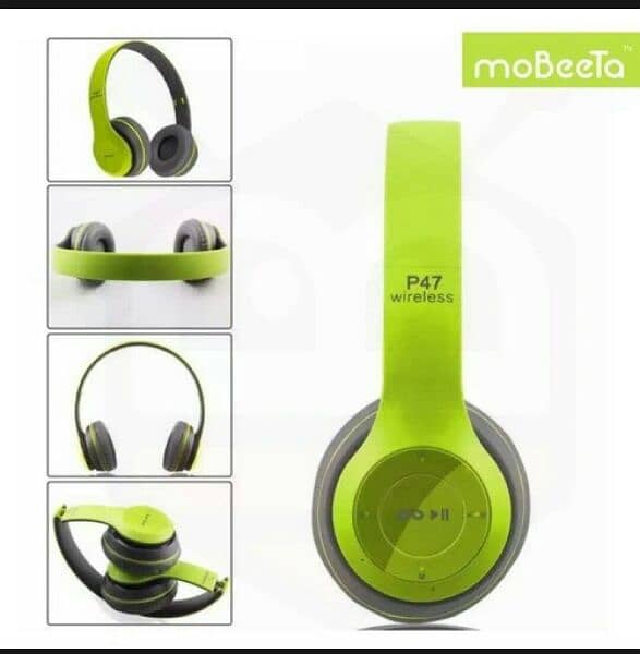 P47 Wireless headphones with Microphone Bluetooth Foldable headset etc 3
