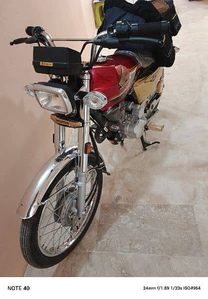 Honda CG 125 2024 Model Gold Edition Self start 0