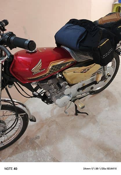 Honda CG 125 2024 Model Gold Edition Self start 1