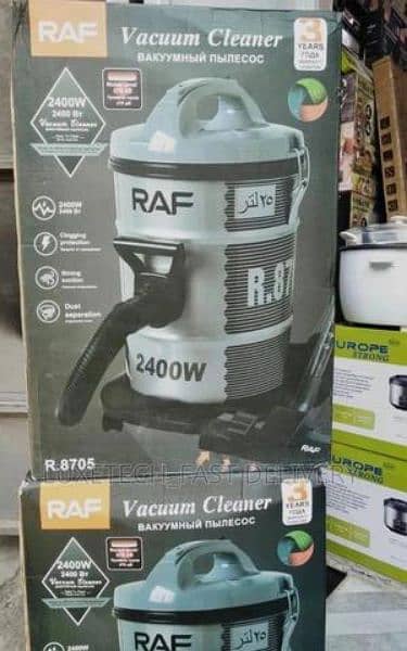 RAF Powerful Vacuum Cleaner - 25 Liter Dust Capacity 2