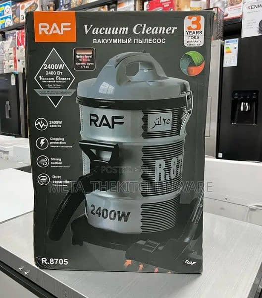 RAF Powerful Vacuum Cleaner - 25 Liter Dust Capacity 4