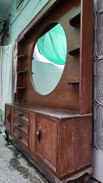 Dressing Table (Mirror + 3Drawers + 2 Cabinets 1