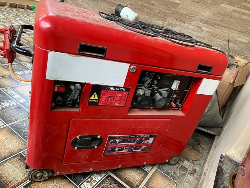 7.5kva genetor slightly used 0