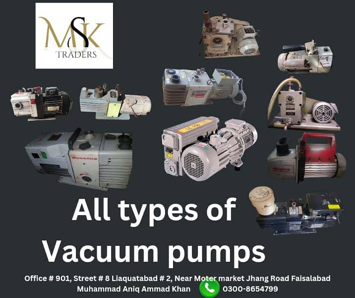 Vacuum pump,Hvac,Water cool Fan coil unit,Water cool chillers,etc 2