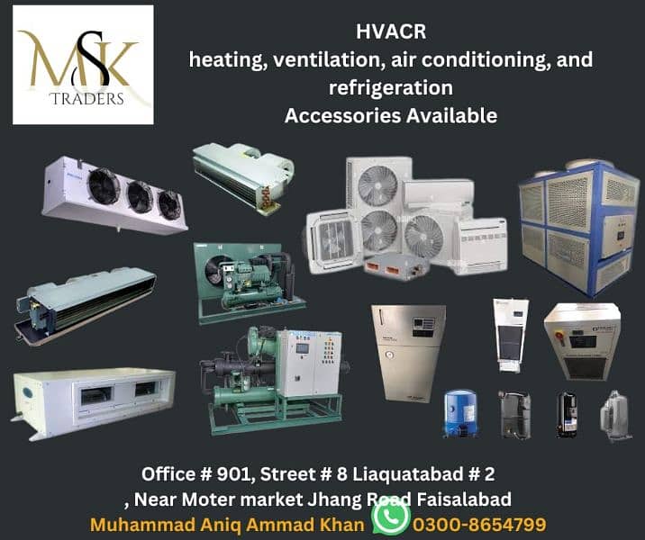 Vacuum pump,Hvac,Water cool Fan coil unit,Water cool chillers,etc 4