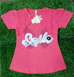 girls sleepless shirt with high quality brand and pent