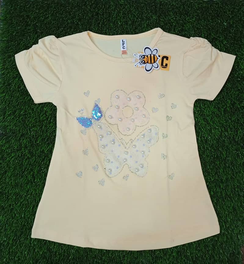 girls sleepless shirt with high quality brand and pent 3