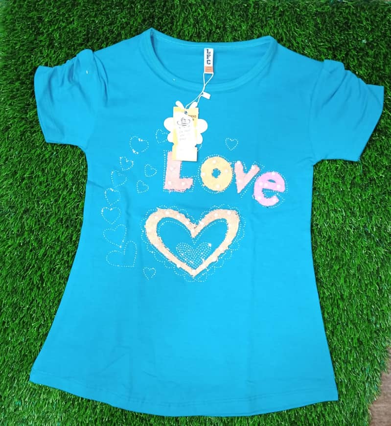 girls sleepless shirt with high quality brand and pent 5