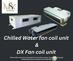 chilled water fan coil unit and DX fan coil unit, water cool Hvacr