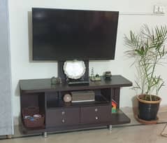 samsung led smart tv with trolley