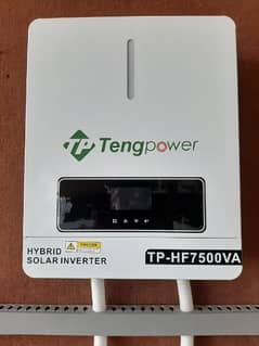 Tengpowe 6kw 7500pv 1 year once time replace anyfauly 5 year garrent