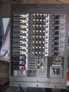 Pv XR 800 F+ 8 channel power mixer 400 wats new dabba pack 0