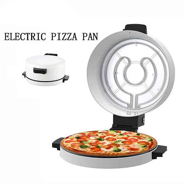 Electric Home Pizza Maker Non-stick Arabic Bread Maker 35cm 1800w 0