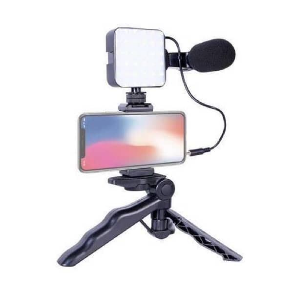 Vlogging Kit, ring light. k9,k35 and Boya mic with bluetooth Remote 2