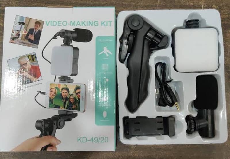 Vlogging Kit, ring light. k9,k35 and Boya mic with bluetooth Remote 0