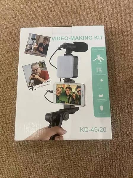 Vlogging Kit, ring light. k9,k35 and Boya mic with bluetooth Remote 4