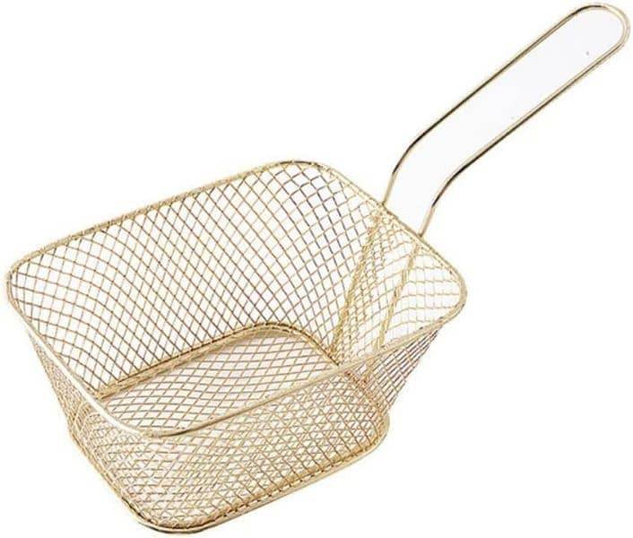 gold plated fries basket 5