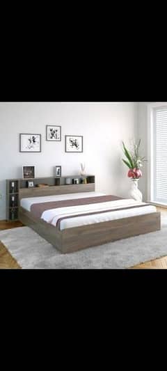 Wooden Bed /Bed dressing table/Bed set/Bed/King size /furniture3/mdf 0