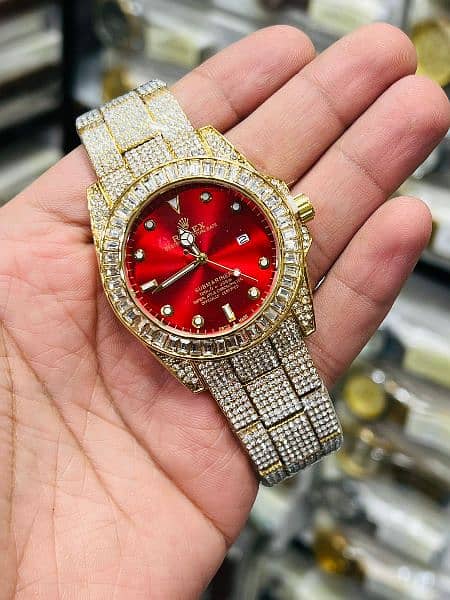 LUXURY DIAMOND WATCHES AVAILABLE/BRANDED WATCHES ALSO AVAILABL 4