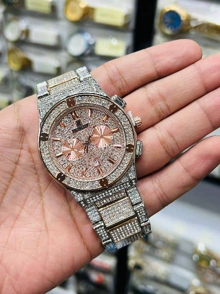 LUXURY DIAMOND WATCHES AVAILABLE/BRANDED WATCHES ALSO AVAILABL 8