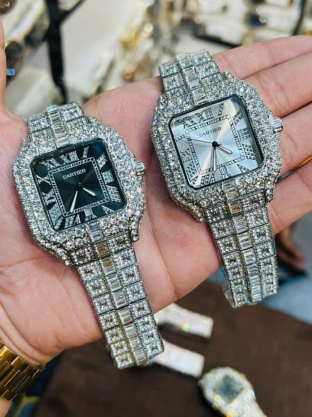 LUXURY DIAMOND WATCHES AVAILABLE/BRANDED WATCHES ALSO AVAILABL 16