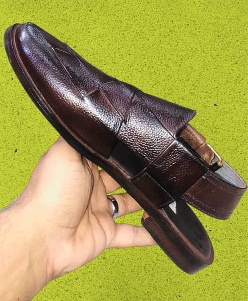 Premium Leather Peshawar’s Chappal , 1