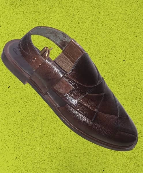 Premium Leather Peshawar’s Chappal , 3