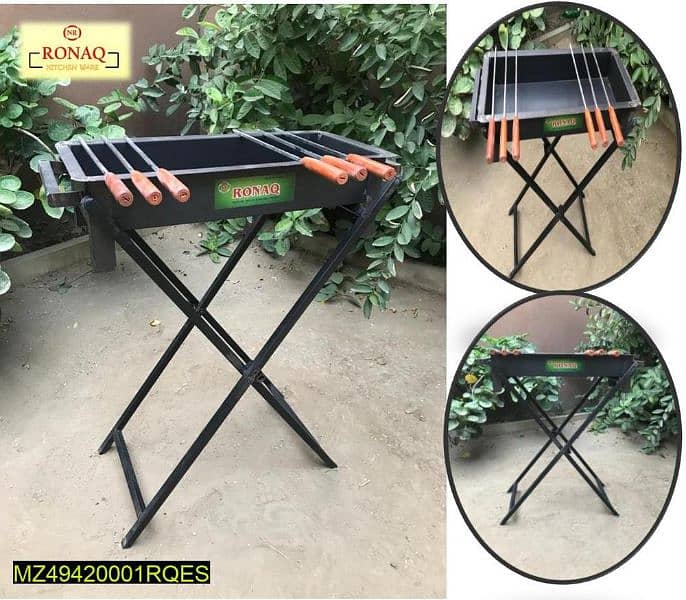 bbq hand grill with stand 1