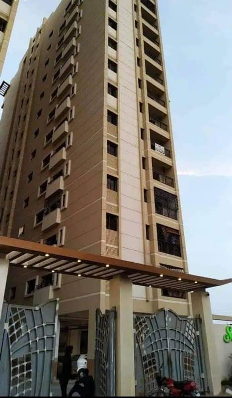 Saima Palm Residency 3 bed drawing dining Appartment Available On Rent Block 11 Jauhar 4