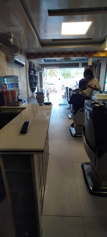 Shop Available On Sale With Barber Setup Block 4 Gulistan-e-Jauhar 3