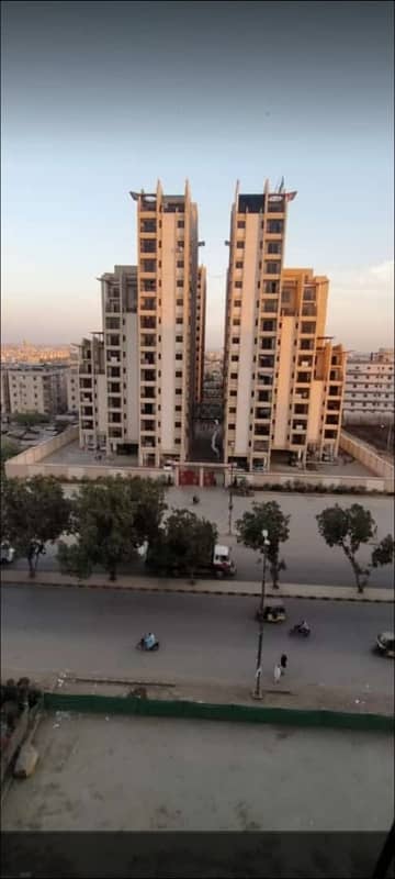 Saima Palm Residency 3 bed drawing dining Appartment For Rent Block 11 Jauhar 1