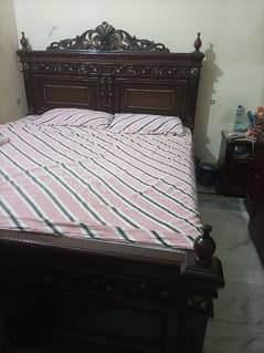 sheesham wood bed set