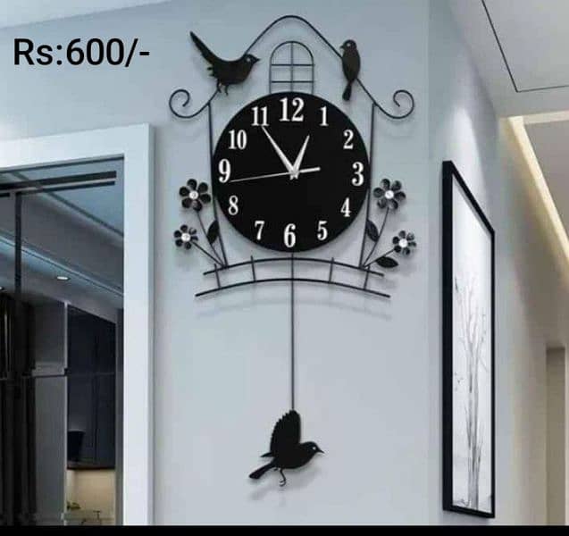 3d wall clock 25 inch long 5