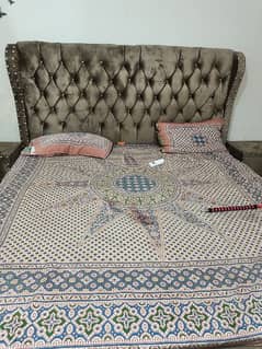 king size bed for sale with dressing , side tables 0