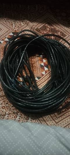 internet cable crt 6 black wire 56 yard 27 meter