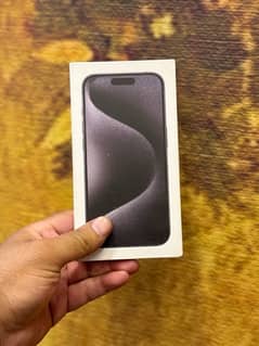 IPhone 15Pro JV Canadian Black Non Active Box Packed 0