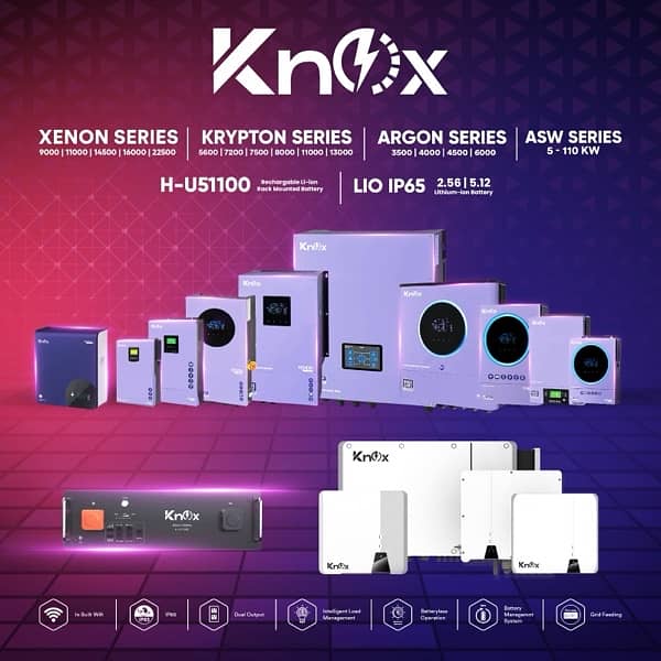 Knox Krypton 5600 Infini V4 4kw 24v Hybrid Solar Inverter Voltronic 3