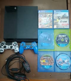 PS4 500GB brought from KSA with 6 games and 2 controllers