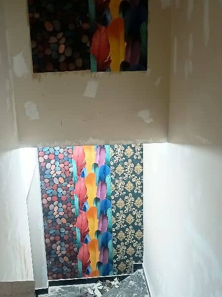wallpaper/pvc panel,woden & vinyl flor/led rack/ceiling,blind/gras/flx 14