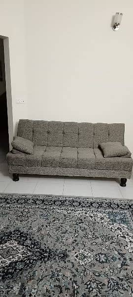 3 Seater Foldable Sofa 0