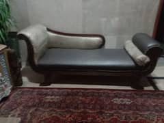 sofa dewan 2adad pure shesham wood