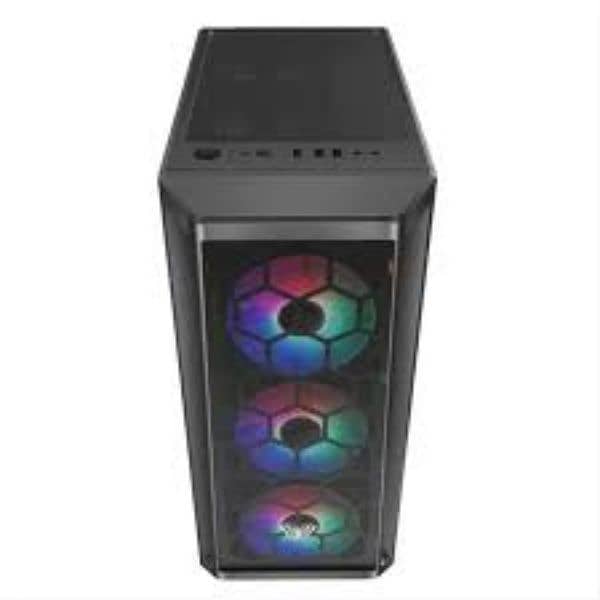 AULA FZ002 ARGB GAMING PC CASE WITH 4 FANS AND CONTROLLER 1