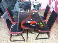 5 seater Dinning Glass Table 10mm 0