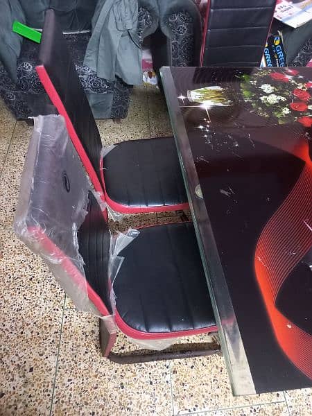 5 seater Dinning Glass Table 10mm 5