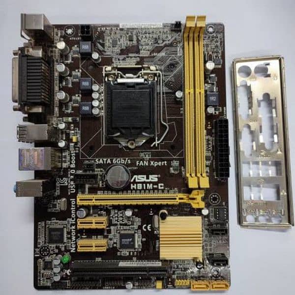 ASUS H81-MC with INTEL I7 4770K AND 16GB DDR3 1600MHZ RAM 2