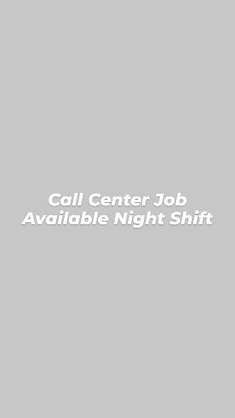 Call Center Job 0