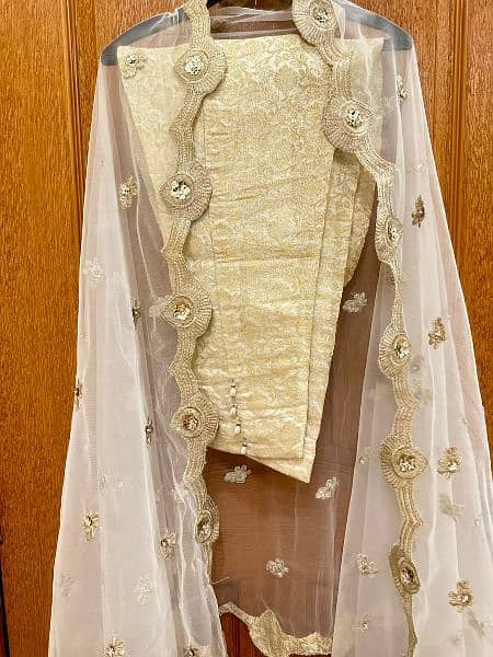 Heavy bridal suit | Nikkah Suit | Engagement dress| 1